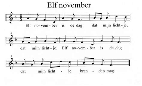 11 november is de dag liedje